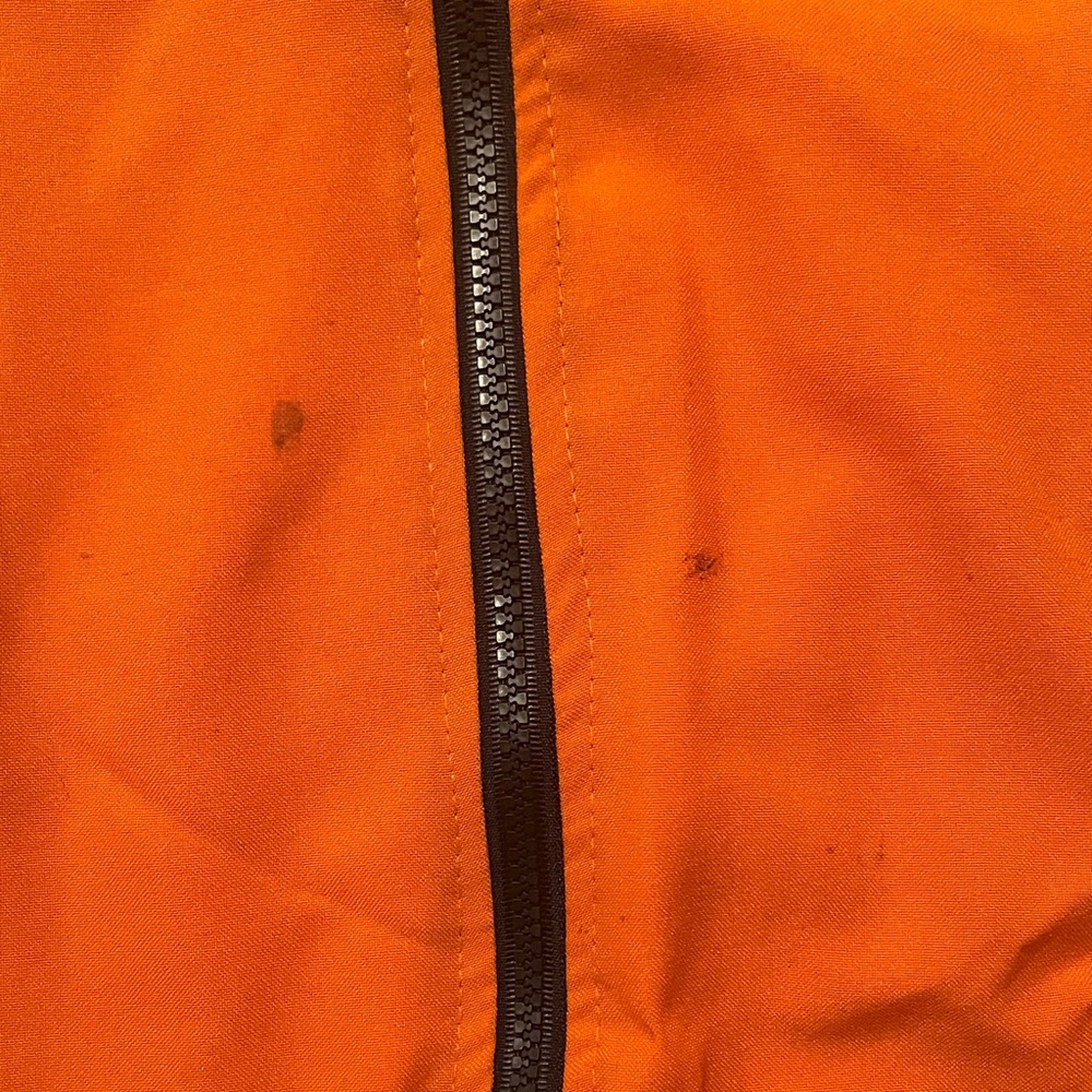 Sexy Convict Halloween Costume Orange Mini Dress w Zipper, Heart &fake handcuffs - Picture 11 of 15